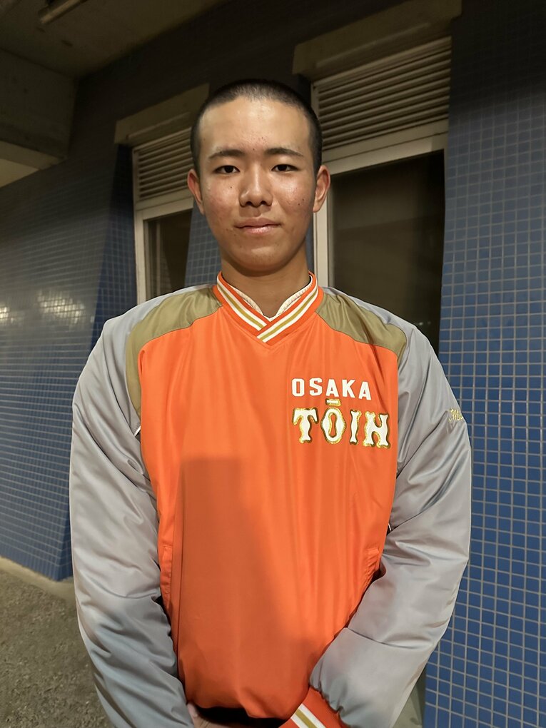 2年前の森陽樹…「迷わず、大阪桐蔭で野球をやろうと思いました」 ©Yuji Yanagawa