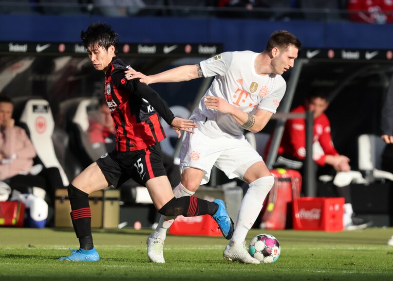 バイエルン戦で好プレーを見せた鎌田大地©Getty Images