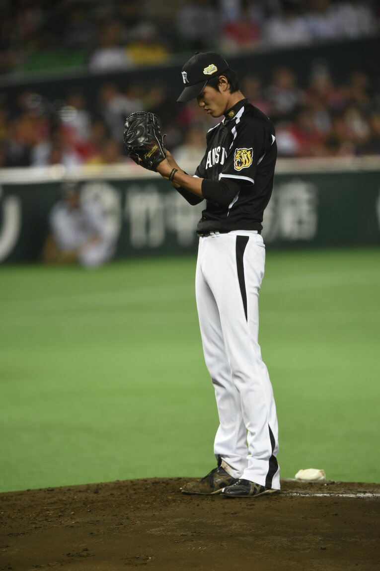 阪神時代の藤浪　©Hideki Sugiyama