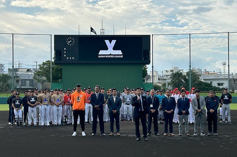 3年目を迎えたジャパンウィンターリーグ。外国人参加者の増加、プロ勢も参加するなど拡大の一途となっている ／ photograph by Kou Hiroo