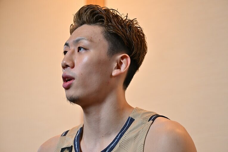 昨季のBリーグ王者である琉球ゴールデンキングスのエース・今村佳太　©Hideki Sugiyama