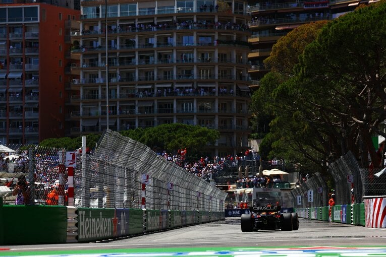 モナコGPのフェルスタッペン　©Getty Images / Red Bull Content Pool
