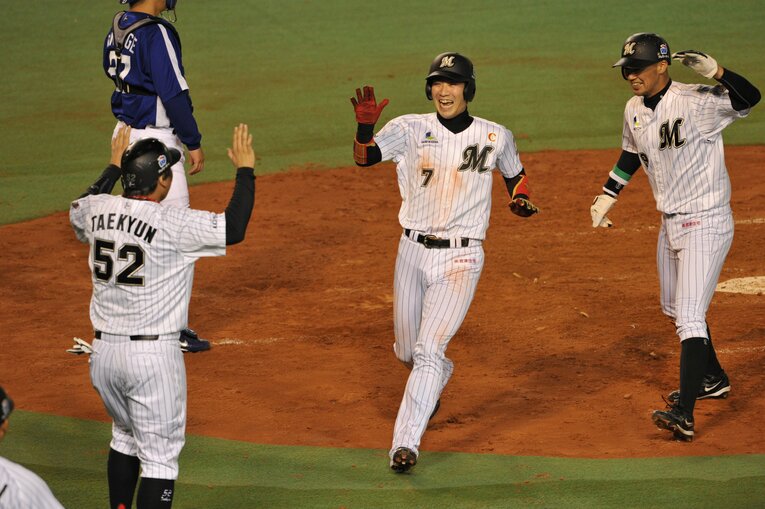 西岡剛（2010年日本シリーズ）©︎Hideki Sugiyama