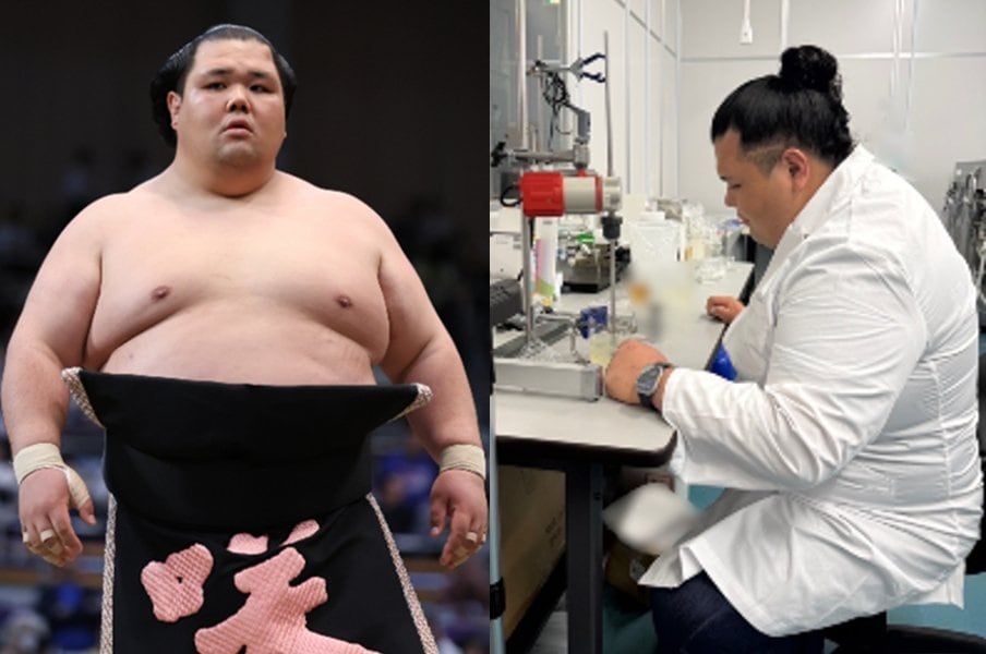 「大相撲三役→現在は美容品開発」青森で育った“わんぱく少年”の意外すぎる半生「高校中退して部屋入門…リスクは考えなかった」<Number Web> photograph by L:JIJI PRESS、R:Fumiya Utetsu