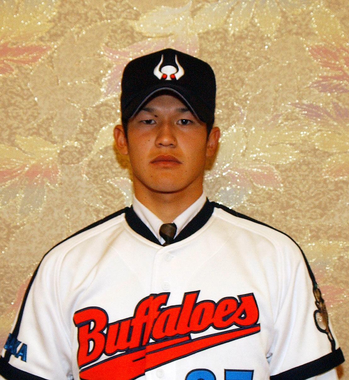 近鉄時代の坂口　©JIJI PRESS