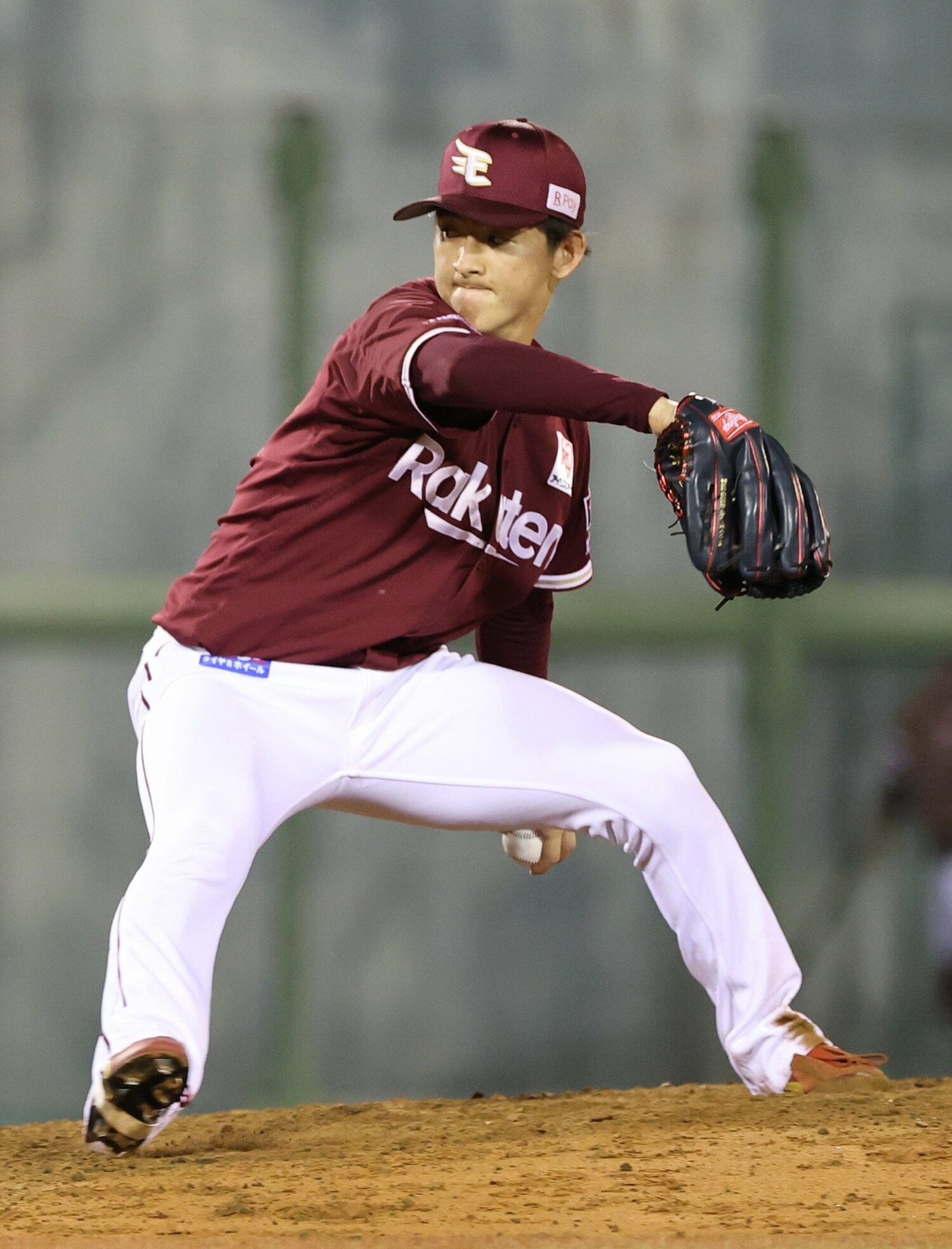 高校でバッテリーを組んだ林は昨秋ドラフト6位で楽天へ。今夏のフレッシュオールスターにも出場　©JIJI PRESS