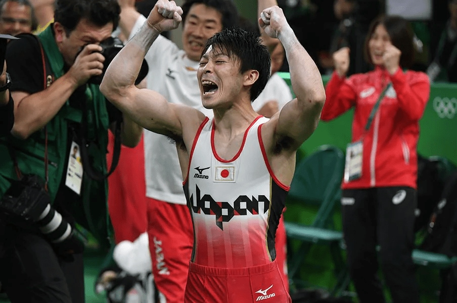 世界選手権では個人総合6連覇など驚異の実績を残し続けた内村。それでも山本は「勝てるんちゃうか？」と思ったという ©JMPA