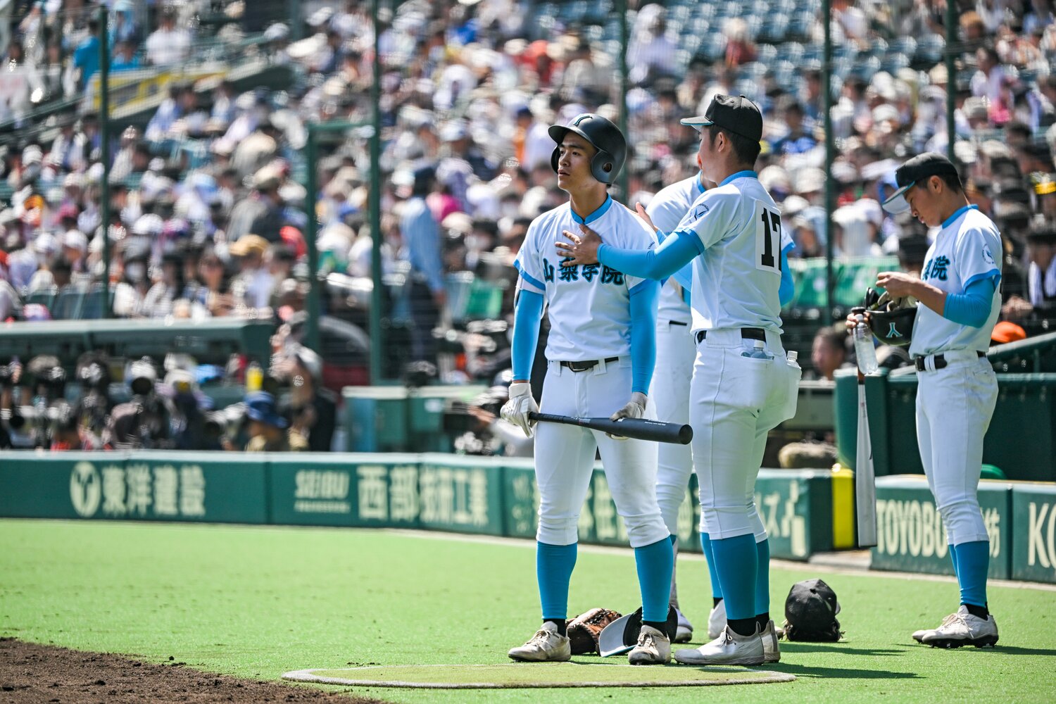 山梨学院の選手たち　©Nanae Suzuki