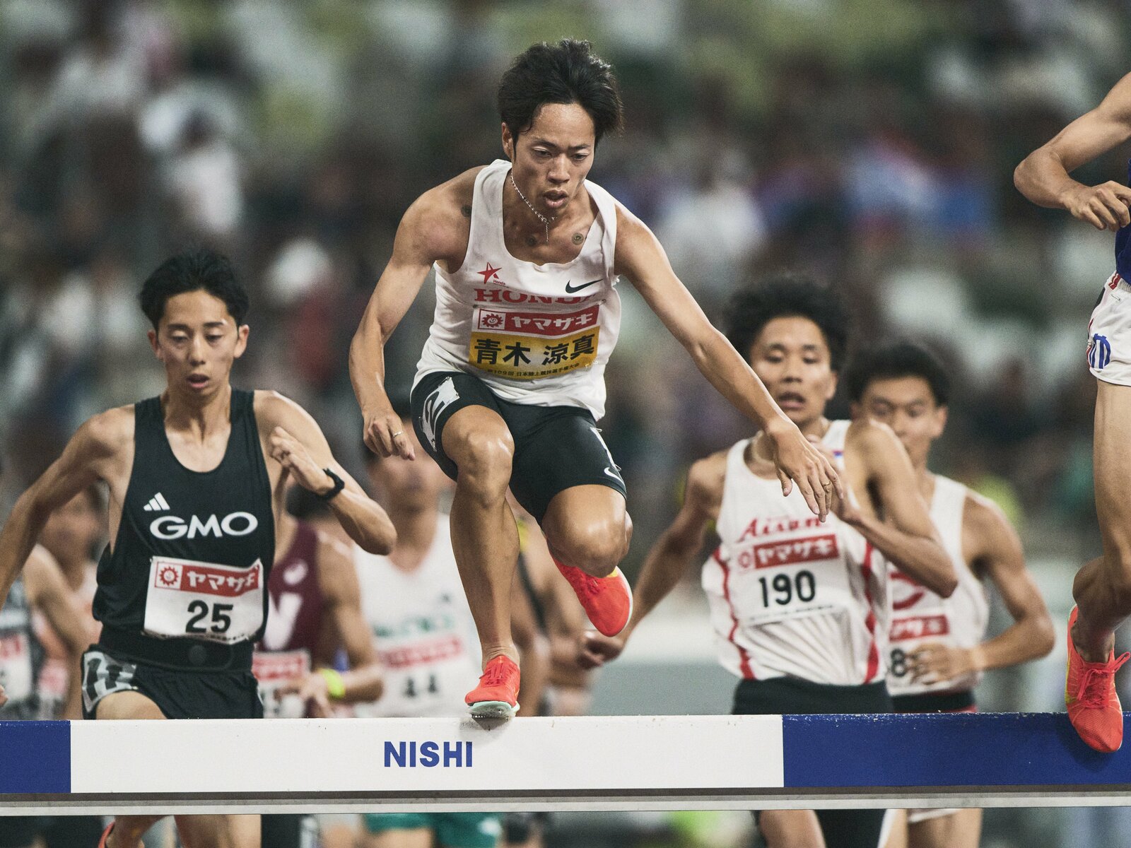 今年の日本選手権での青木 photograph by Yuki Suenaga