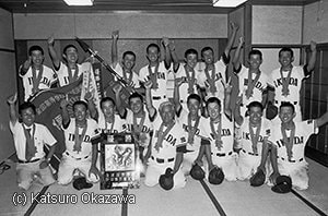 '82年夏、水野雄仁らを擁する池田が悲願の初優勝を果たした