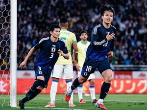 「アツトとバッタリ会ったよ」日本代表ブラジル撃破を目撃レオ・シルバがズバリ…評価するのは久保建英でも三笘薫でもなく「ウエダは才能に溢れている」