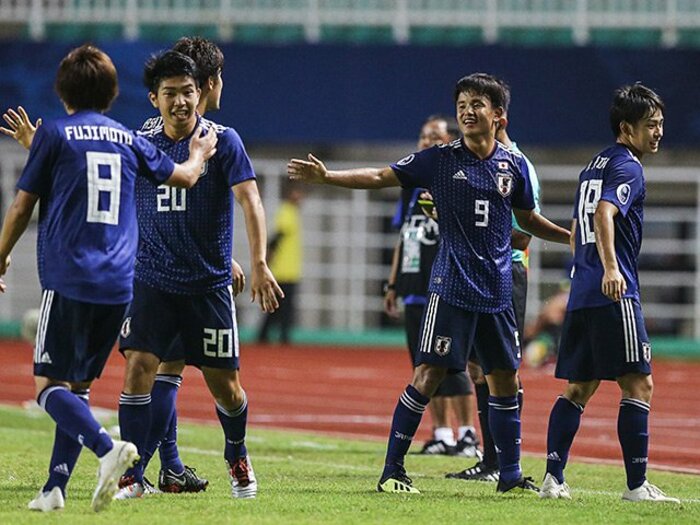 U-19代表が難敵・北朝鮮を撃破。久保建英らが狙うU-17W杯の雪辱。<Number Web> photograph by AFLO