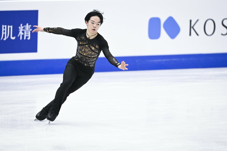 2022年世界選手権銀メダルの鍵山優真　©︎Asami Enomoto