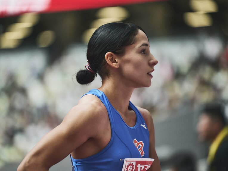 自身初の日本選手権に挑んだ21歳のフロレス・アリエ　©Yuki Suenaga