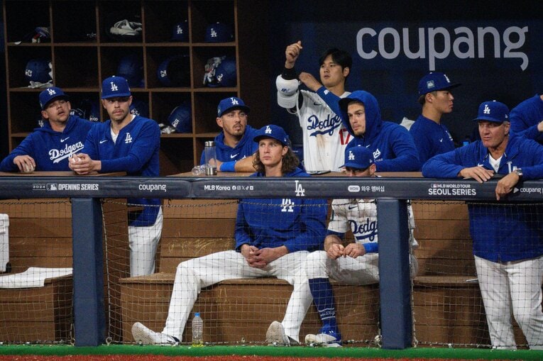 【開幕2戦目／21日】水原氏がいない試合…大谷翔平とドジャースの様子　©Nanae Suzuki