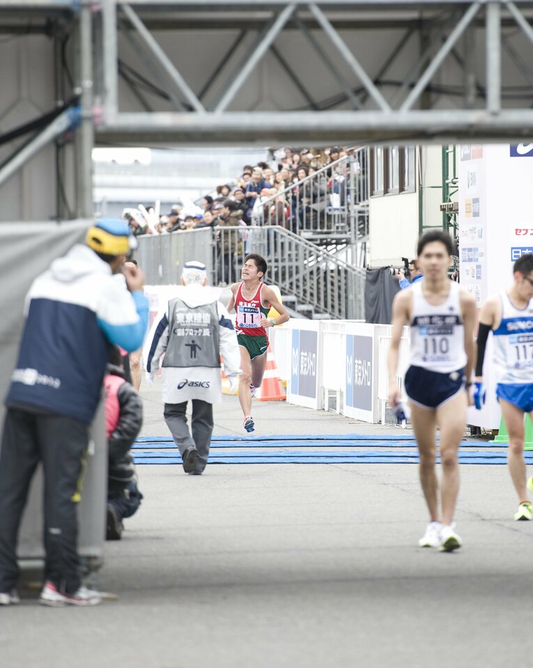 2012年東京マラソンの川内優輝　©Miki Fukano