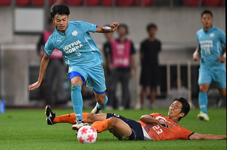 筑波大時代の三笘　©Getty Images