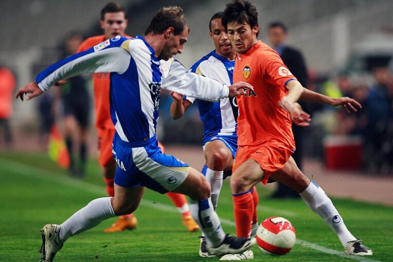 バレンシア時代（エスパニョール戦） ©Daisuke Nakashima