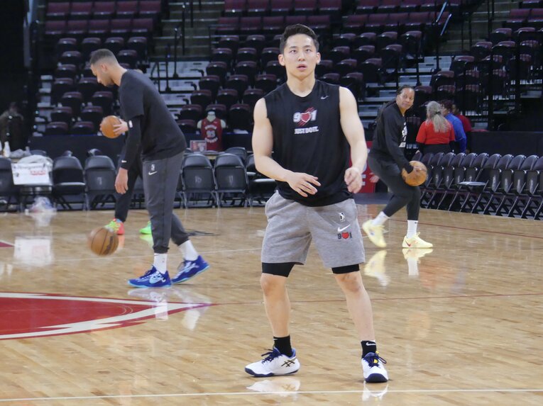 Gリーグではシーズン通して31試合、合計980分間出場した（今年3月撮影）　©︎Yoko Miyaji