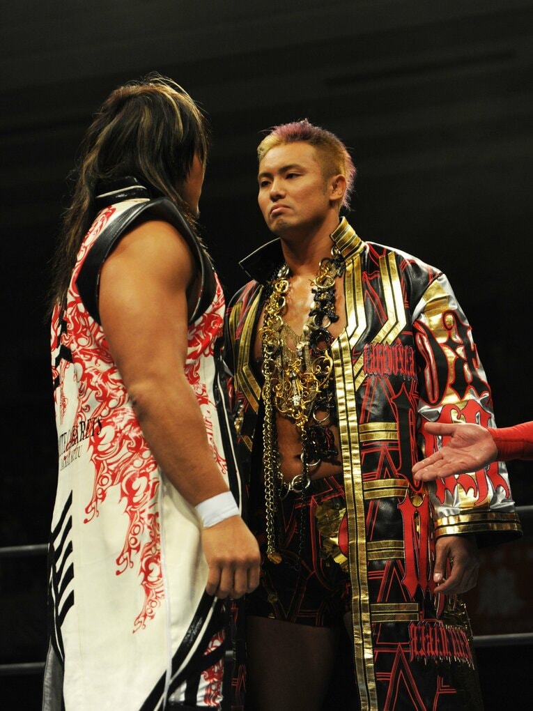 レインメーカーとして新日本プロレスに帰還した　©Essei Hara