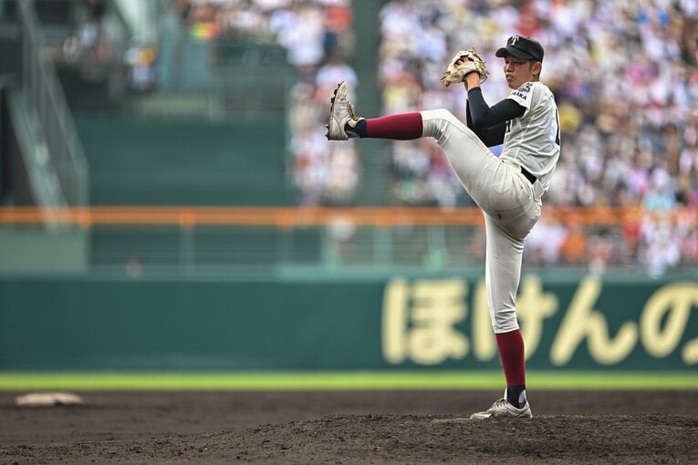 2年前の夏の甲子園ではエースナンバーを背負ってチームを率いた　©Nanae Suzuki