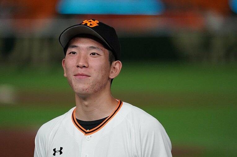 9勝を挙げる活躍を見せた入団2年目の戸郷。巨人の軸を担う存在となることが期待されている ／ photograph by Hideki Sugiyama