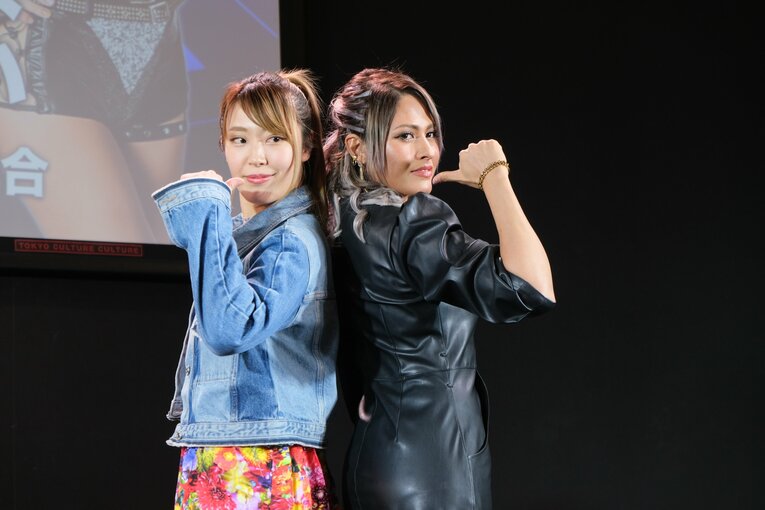 DDMの先輩・ジュリアとともにタッグ王座奪取を意気込んだ