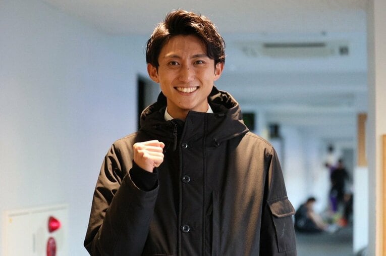 昨シーズン青学大のキャプテンを務めた田中悠登さん。故郷の福井でアナウンサーとして活躍する田中さんがこの仕事を選んだわけとは　©Fukui Broadcasting Corporation