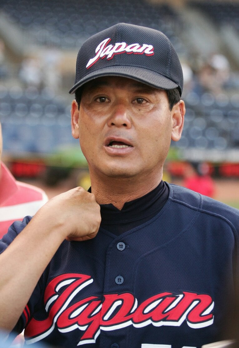 2007年日米大学野球選手権では日本の監督を務めた河原井氏　©︎JIJI PRESS