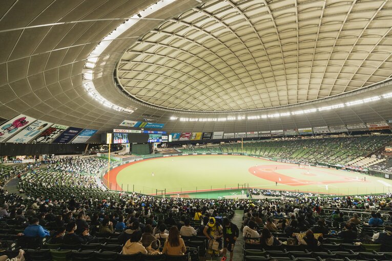 取材日のメットライフドームの様子