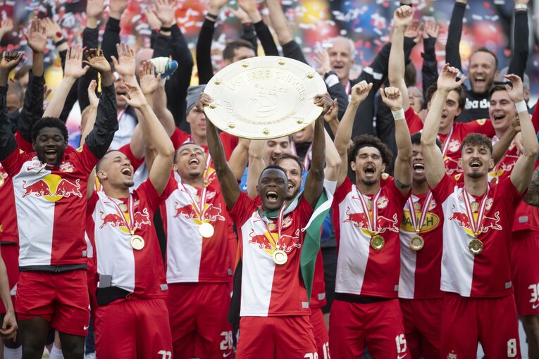 オーストリアリーグで8連覇しているレッドブル・ザルツブルク　©Getty Images