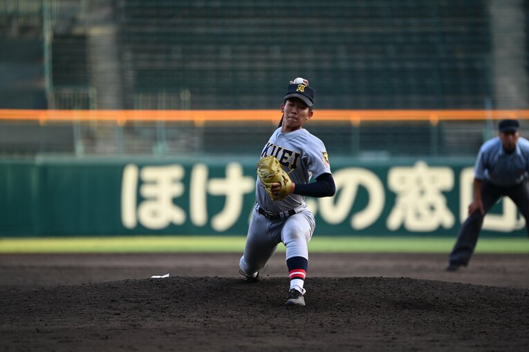 2020年甲子園高校野球交流試合での伊藤　©Naoya Sanuki