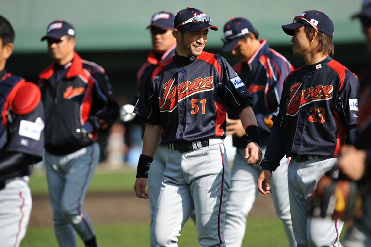 2009年WBC、イチローと　©Naoya Sanuki