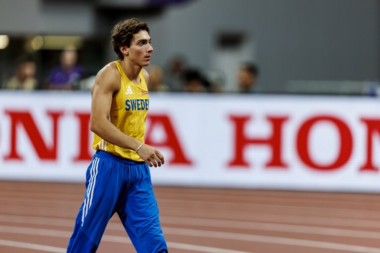 世界陸上で世界新記録を達成したスウェーデンのデュプランティス　©Kiichi Matsumoto　