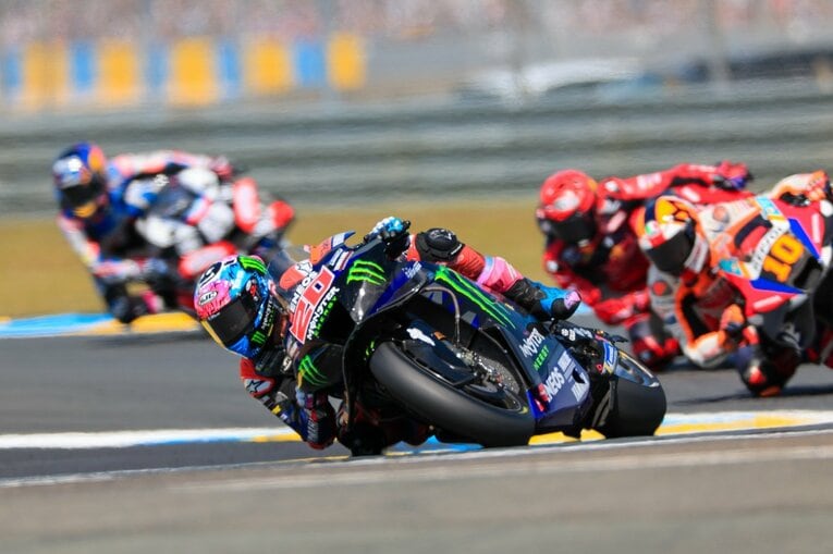 チャンピオンらしい走りを取り戻しつつあるクアルタラロのフランスGP　©Satoshi Endo