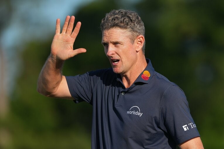 優勝争いを演じたジャスティン・ローズ　©︎Ben Jared/PGA TOUR via Getty Images