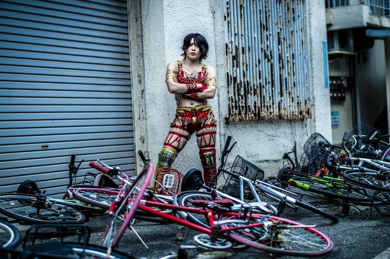 《特別グラビア》スターダム林下詩美が語る“女王ではない今”の自由さ…話題の“中野ぅたみ”も登場「かわぃぃことしかとりぇがなぃんですぅ」(52)