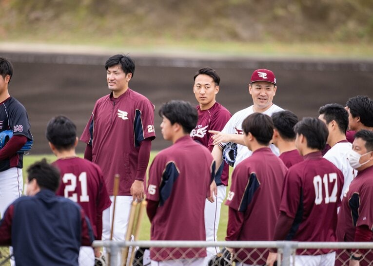 今シーズン開幕前のキャンプ　©Nanae Suzuki