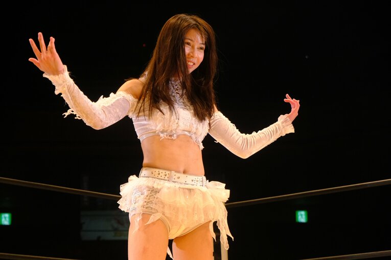 高校3年生の女子プロレスラー・心希（しんの）【スワイプするとそのほかの写真もご覧になれます】©Norihiro Hashimoto