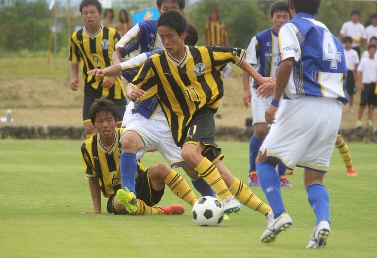 前橋育英時代の坂元達裕（現セレッソ大阪）©︎Takahito Ando