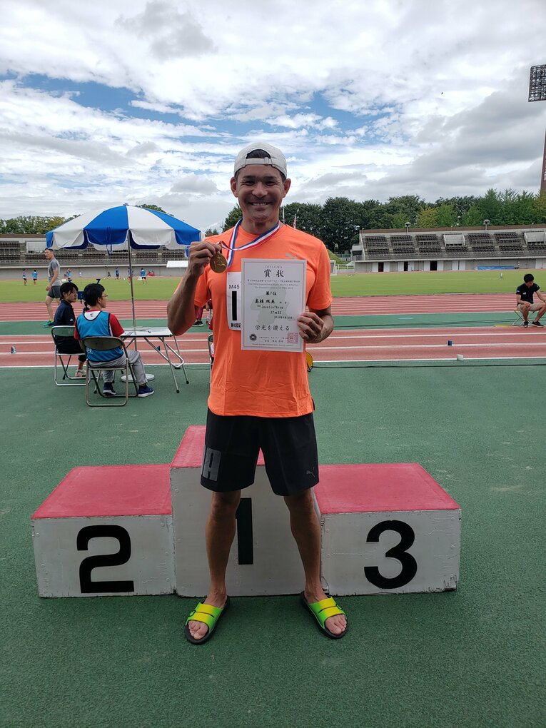 全日本マスターズで優勝した照英さん　©Shoei