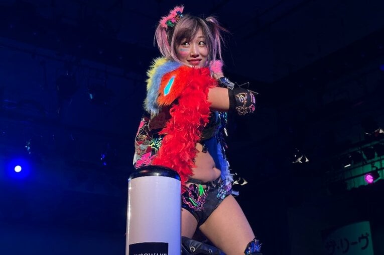 4月26日に両国国技館で自主興行を開催するウナギ・サヤカ ／ photograph by Norihiro Hashimoto