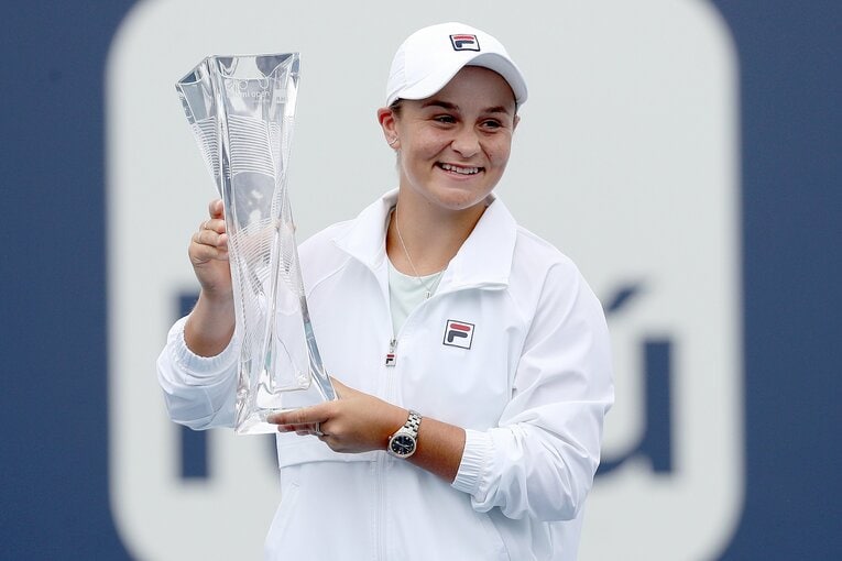 マイアミOPで優勝したバーティ　©Getty Images