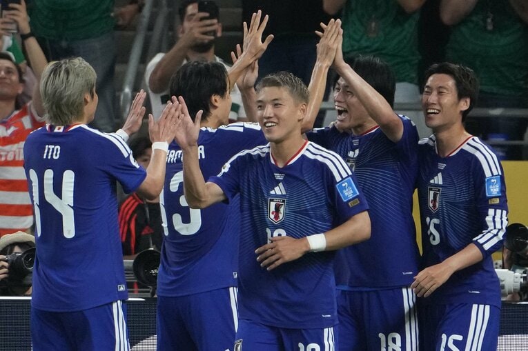 チュニジアから4得点を奪った日本の攻撃陣　©Masashi Hara