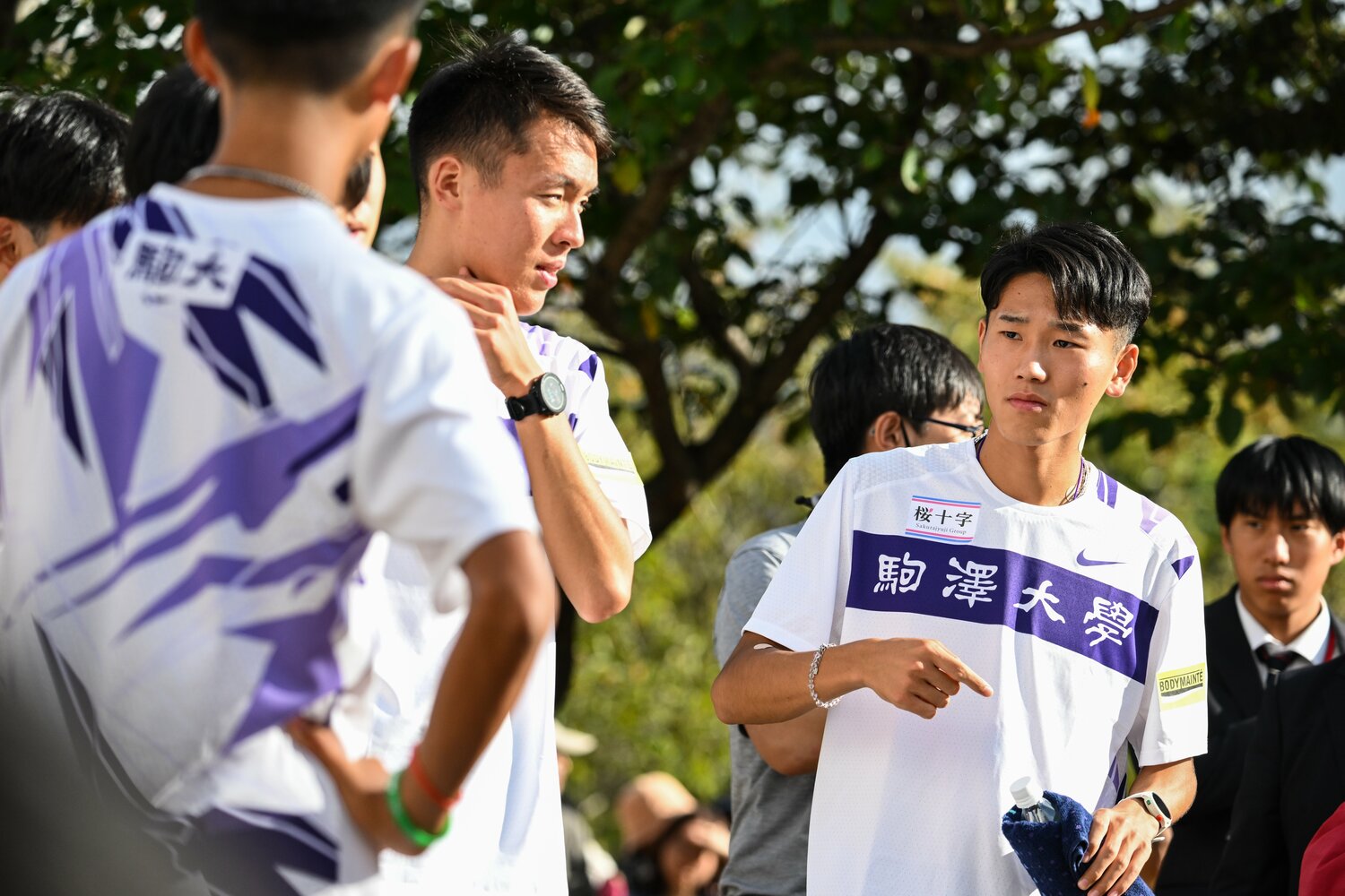 1区を走った篠原（右）、2位のIVY（アイビー）リーグ選抜に8秒差を付け、警戒していた他校と20秒以上の差をつけた　©Nanae Suzuki