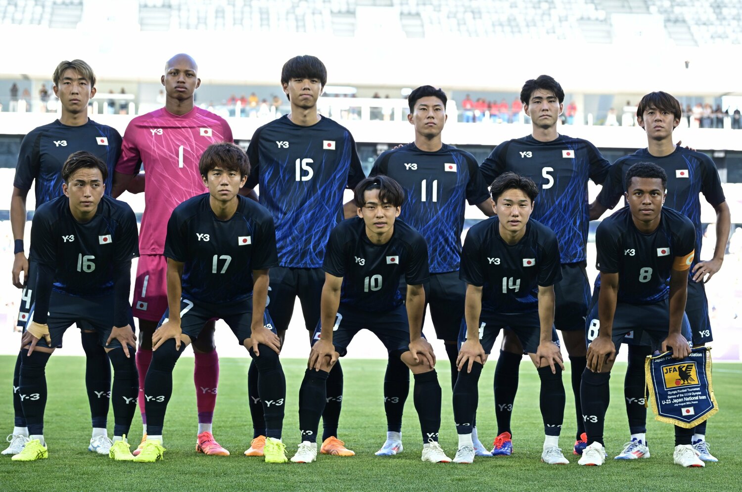 パラグアイ戦のスタメン　©Takuya Kaneko/JMPA