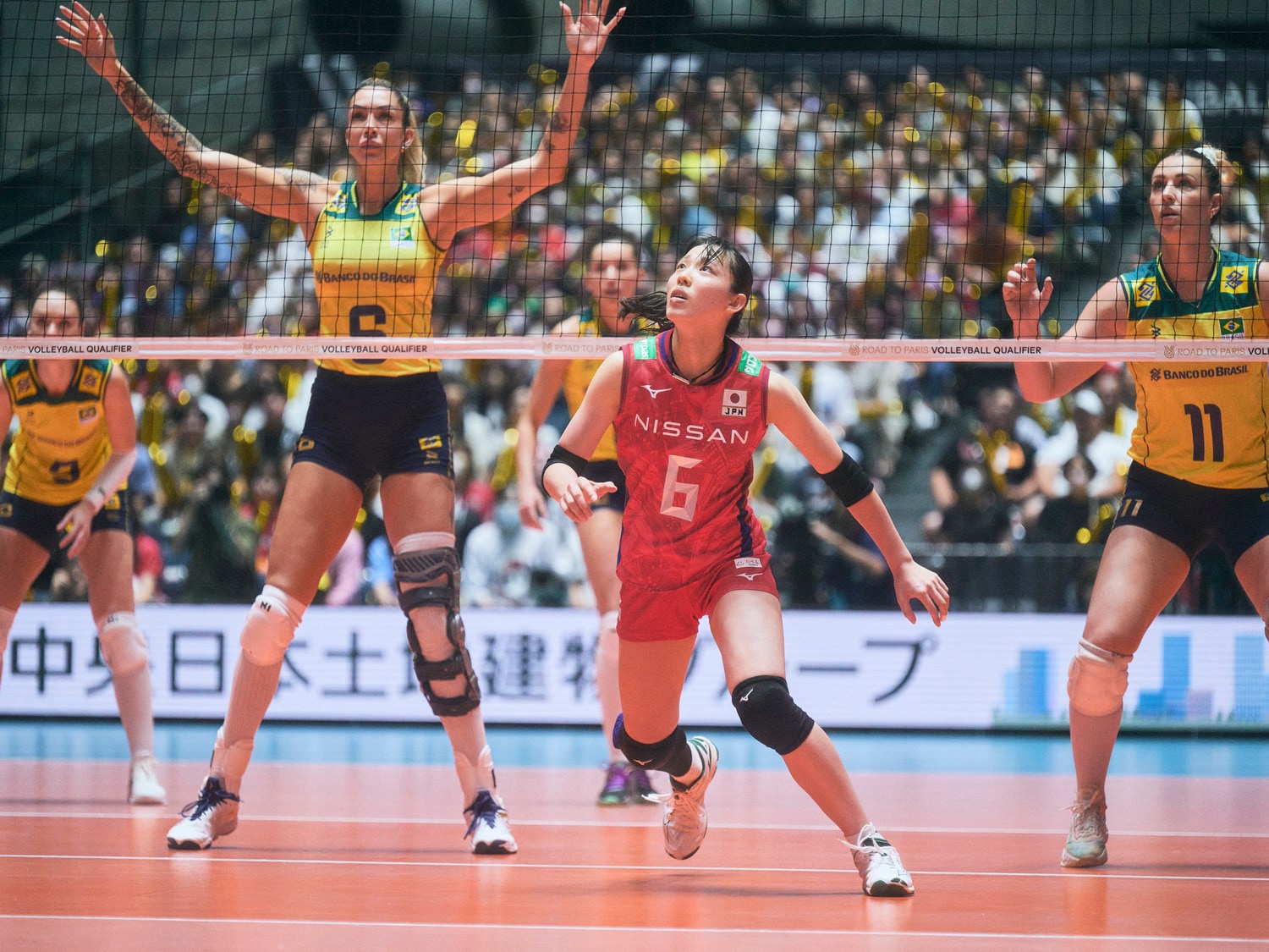 2023年パリ五輪予選では正セッターを務めたが、出場権を得ることはできなかった　©︎Yuki Suenaga