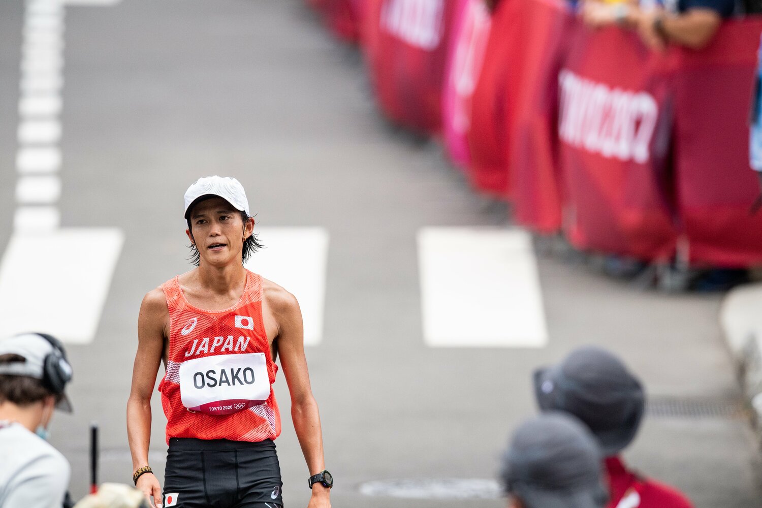 東京五輪マラソンでは6位に入賞した大迫 ©Nanae Suzuki/JMPA