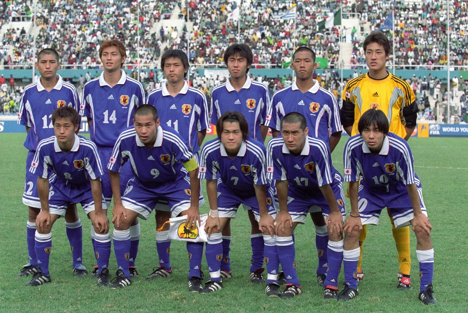 1999年ワールドユースでの南(後列右端) ©Getty Images
