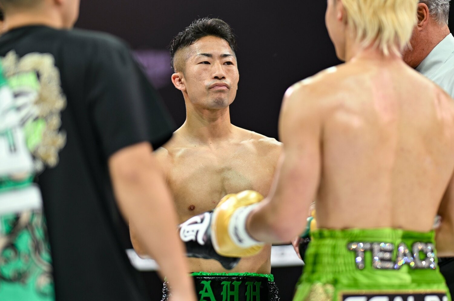 ゴング直前の井上拓真　©︎Hiroaki Finito Yamaguchi